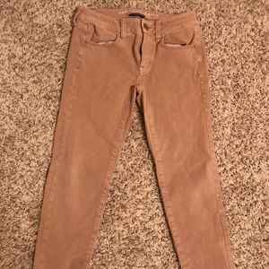 Dark Pink/Nude American Eagle Jeans